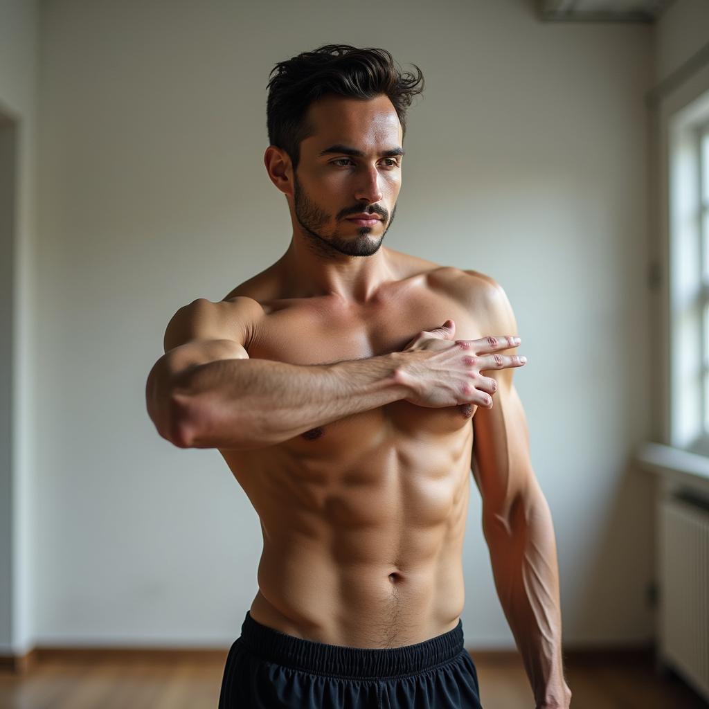 Desgarro muscular en el pecho